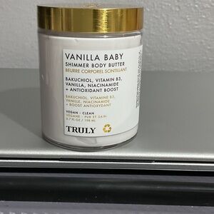 TRULY Vanilla Baby Shimmer Body Butter - Gold and White